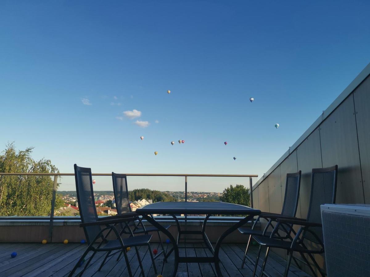 Luxury Penthouse With Large Terrace & Panoramic Old Town View Apartment VNO Exterior photo